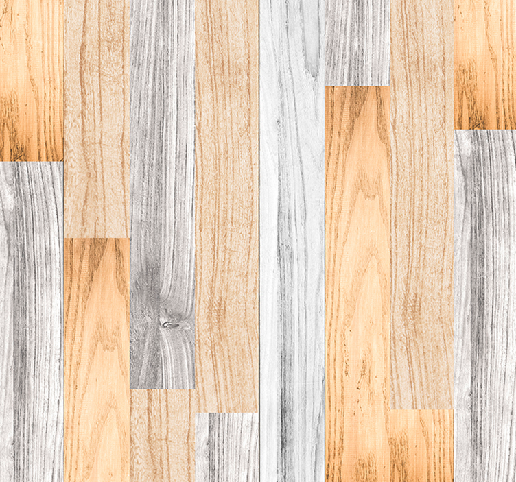 Rustic Planked Wood Effect - TenStickers