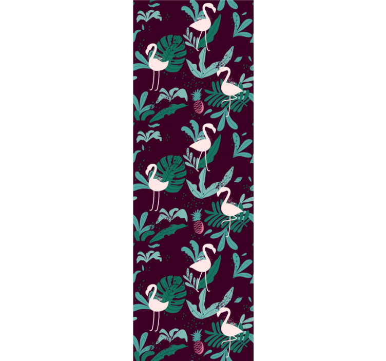 Tropical Flamingo animals wallpaper - TenStickers