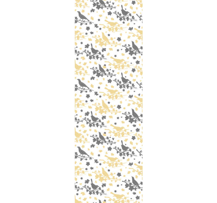 Bird Silhouette Patterns birds in wallpaper - TenStickers