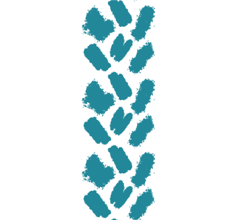 Turquoise paint Art Wallpaper - TenStickers