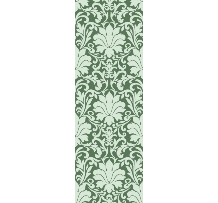Elegant Foliage Motif floral wallpaper - TenStickers