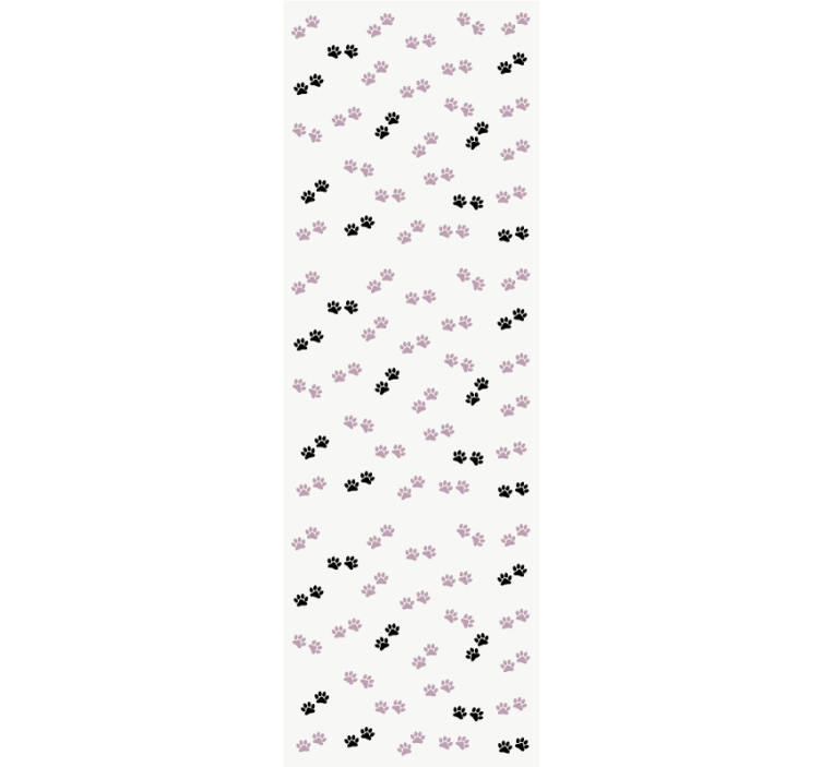 Paw Print Patterns cute dog wallpaper - TenStickers