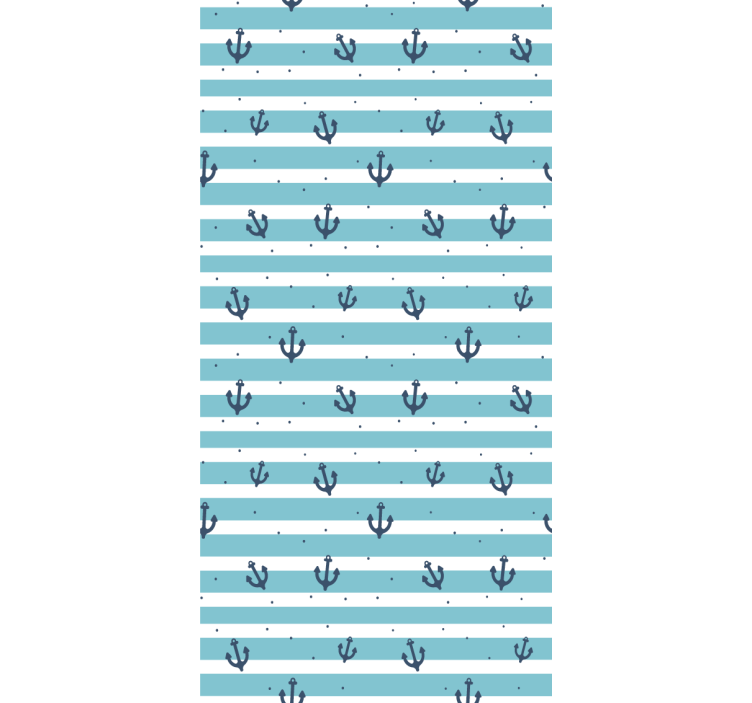 Nautical Stripe Pattern wallpaper striped - TenStickers