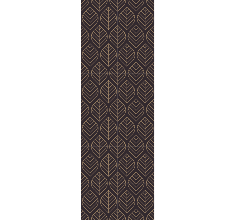 Leaf Pattern Elegance leaves wallpaper - TenStickers