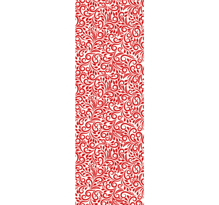 Ornamental Swirls floral wallpaper - TenStickers