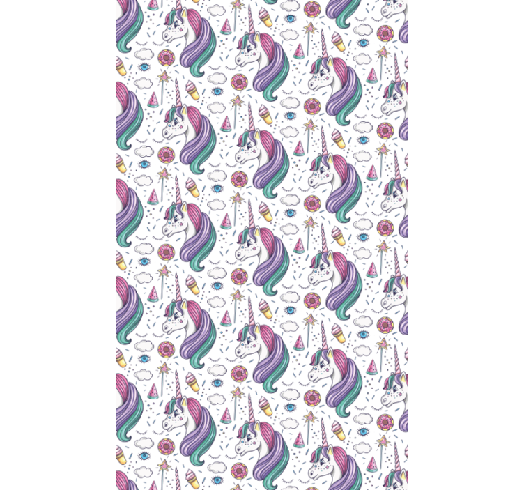 Unicorn Dreamscape art wallpaper - TenStickers