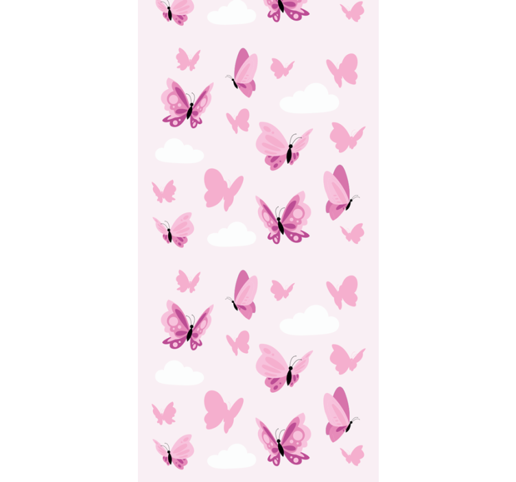 Fluttering Butterflies butterflies wallpaper - TenStickers