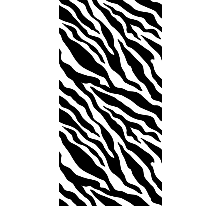 Zebra Stripe wallpaper zebras - TenStickers
