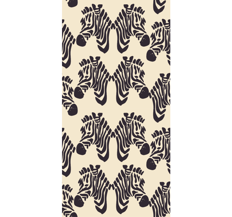 Zebra Pattern Design wallpaper zebras - TenStickers
