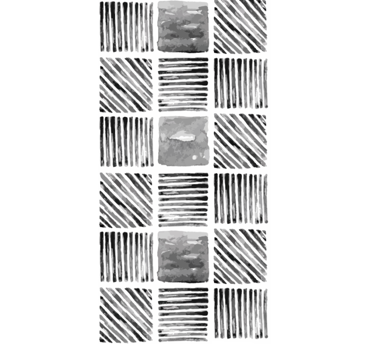 Abstract Geometric Blocks wallpaper geometric - TenStickers