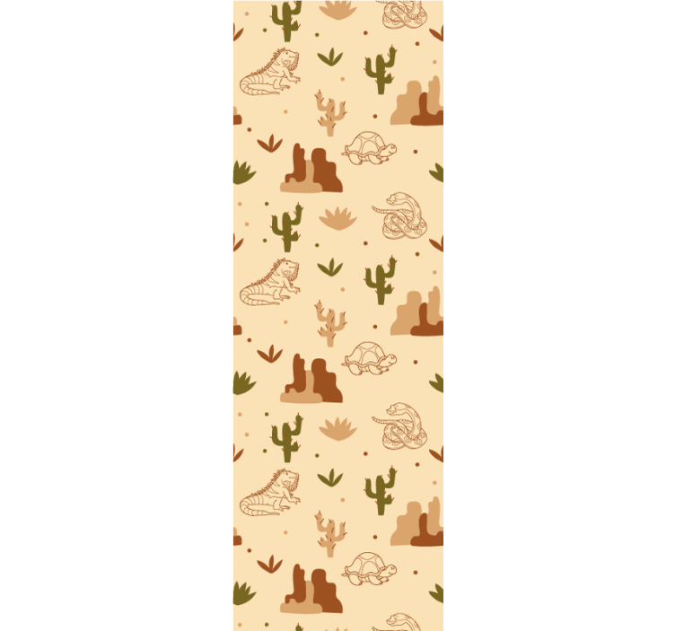 Desert Fauna Theme animals wallpaper - TenStickers
