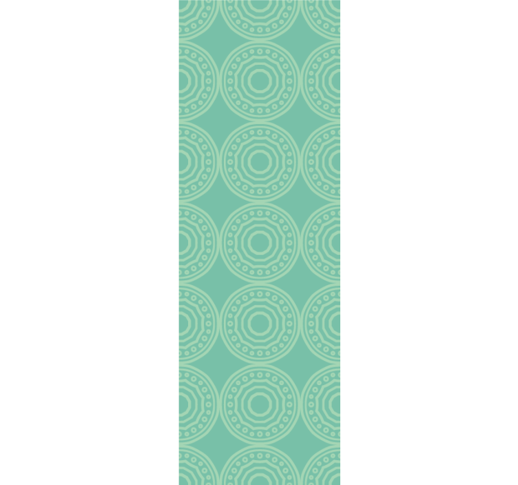 Circular Pattern Vibes polka dots wallpaper - TenStickers