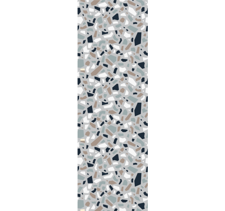 Gray elegant terrazzo textured wallpaper - TenStickers