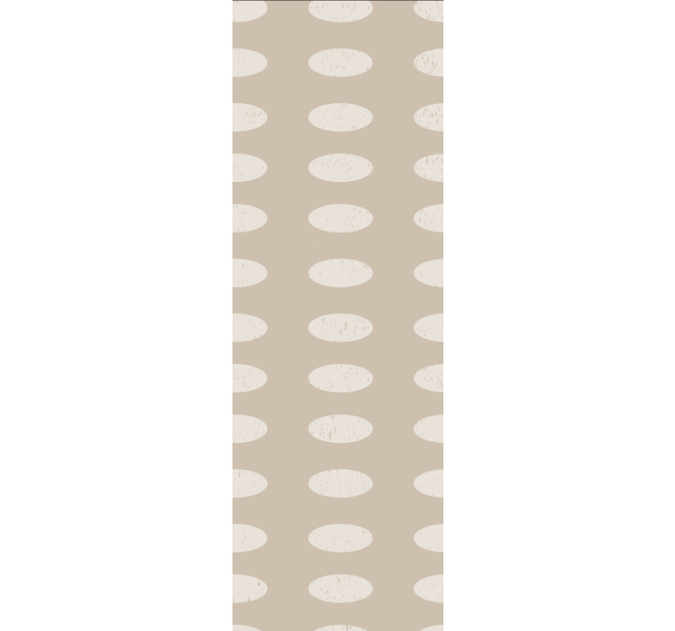 Oval Pattern Design polka dots wallpaper - TenStickers