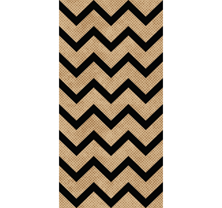 Chevron Zigzag Style wallpaper geometric - TenStickers