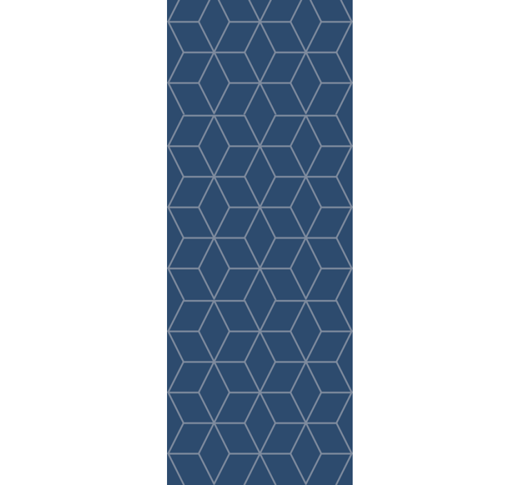 Hexagonal Pattern Design wallpaper geometric - TenStickers