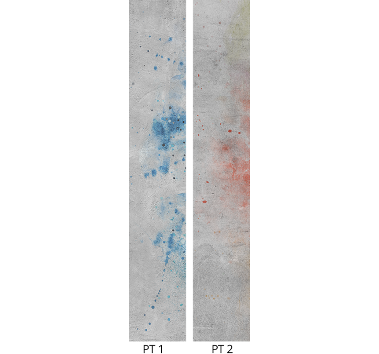 Abstract Splash Patterns concrete wallpaper - TenStickers