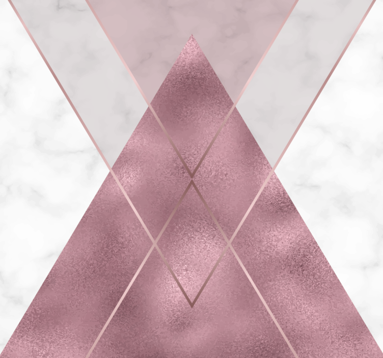 Triangular Patterns wallpaper geometric - TenStickers