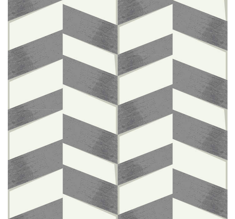 Grey Chevron geometric wallpaper - TenStickers