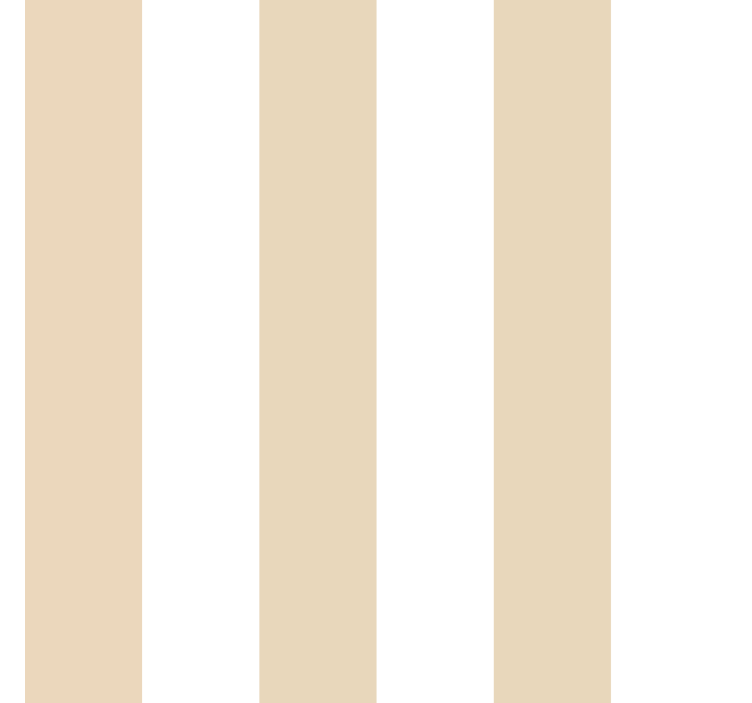 White and beige colours wallpaper vertically striped - TenStickers