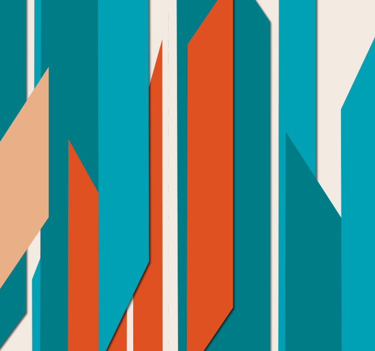 Geometric Wall Design wallpaper geometric - TenStickers