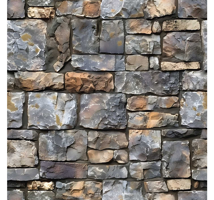 Rough texture stone effect wallpaper - TenStickers