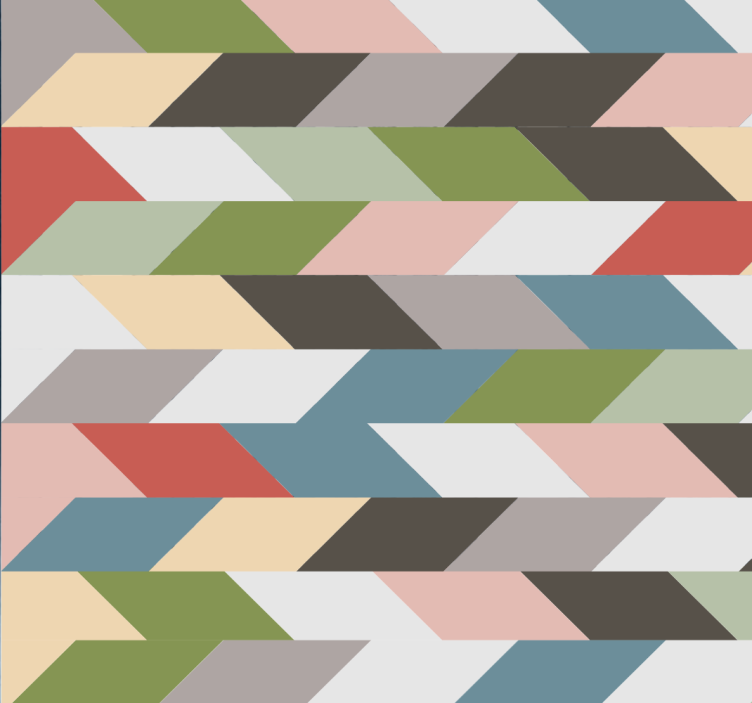 Geometric Pattern Design wallpaper geometric - TenStickers