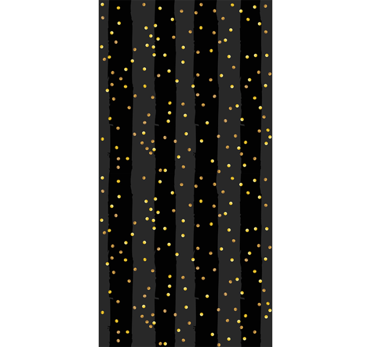 Black and gold stripes Wallpaper - TenStickers