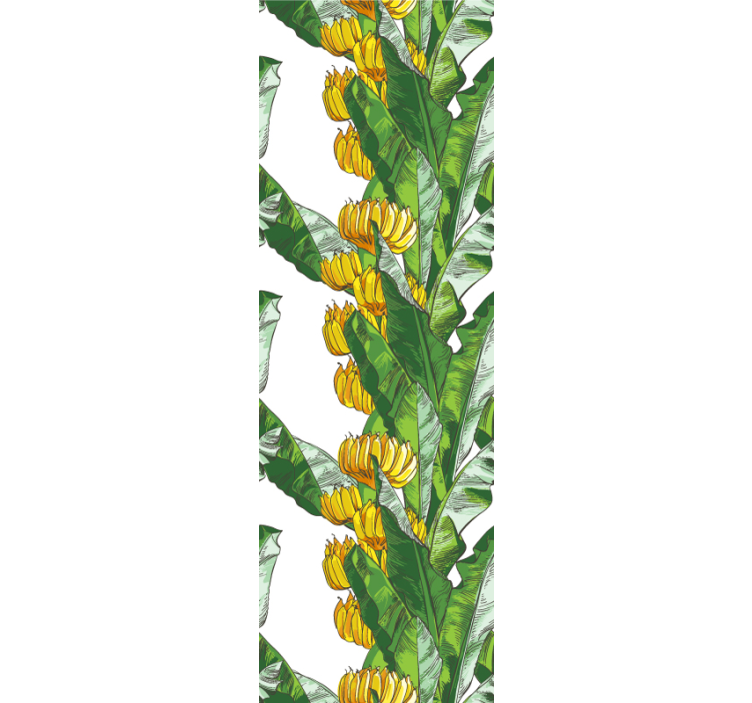 Banana leaves Flower Wallpaper - TenStickers