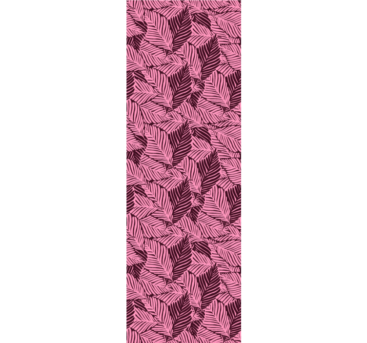 Pink Jungle Forest Wallpaper - TenStickers