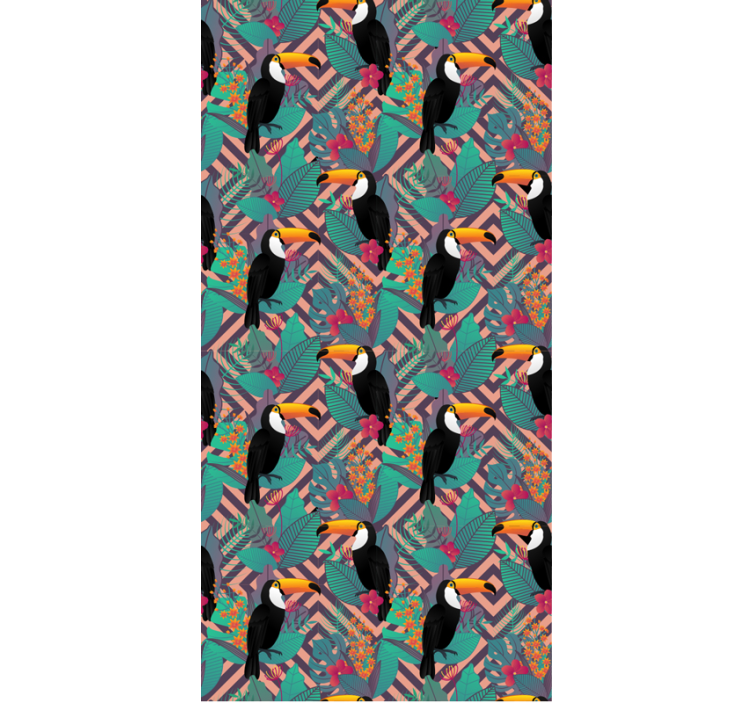 Nature Toucans 3D Animal Wallpaper - TenStickers