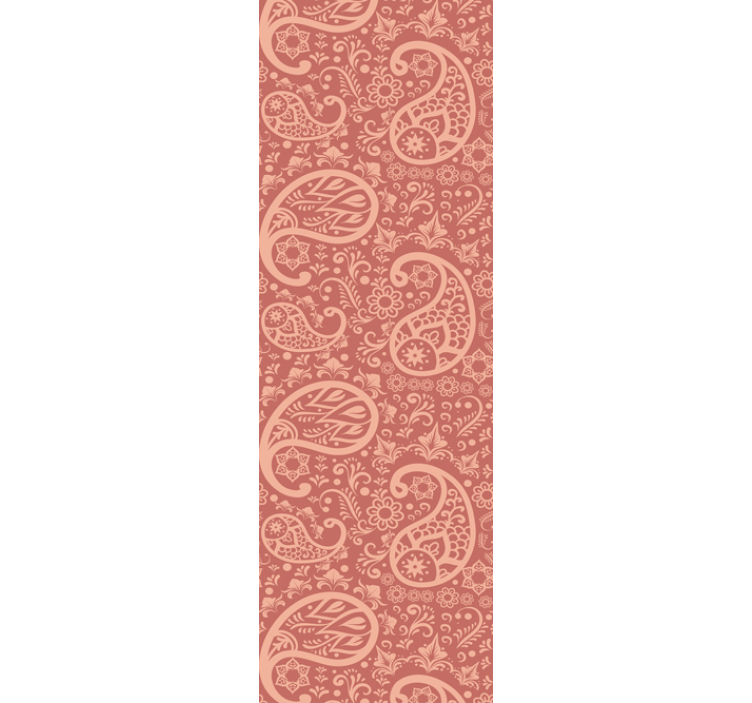 Elegant Paisley Leaves floral wallpaper - TenStickers