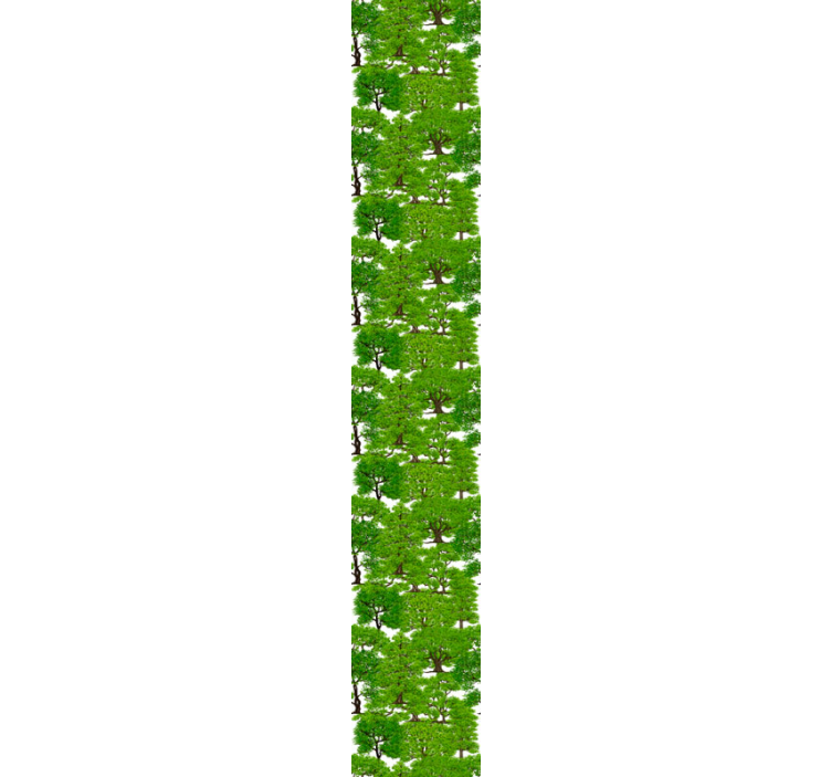 Realistic forest pattern wallpaper of a tree - TenStickers