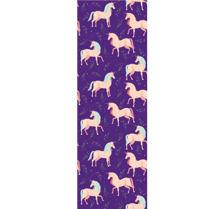Magical Unicorn Patterns animals wallpaper - TenStickers