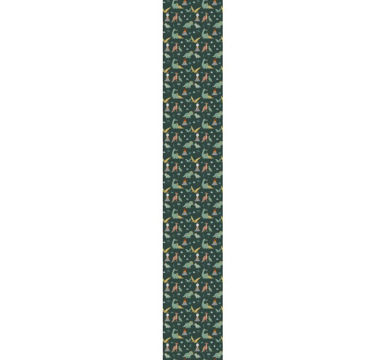 Dinosaur Pattern Delight dinosaurs wallpaper - TenStickers