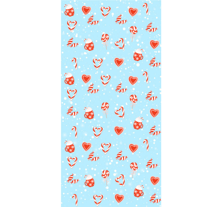 Festive Sweet Treats holiday christmas wallpaper - TenStickers