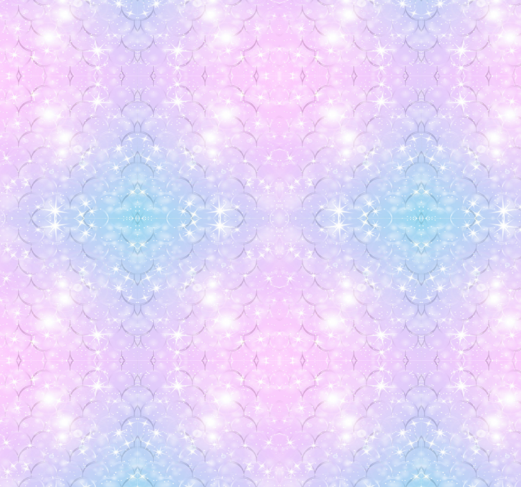 Mermaid glitter scales children wallpaper - TenStickers