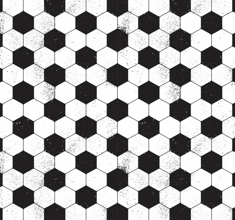 Speckled Hexagons wallpaper geometric - TenStickers