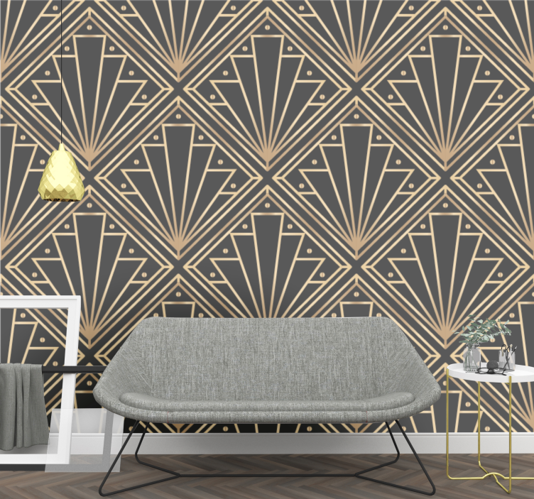 Art Deco Geometrics wallpaper geometric - TenStickers