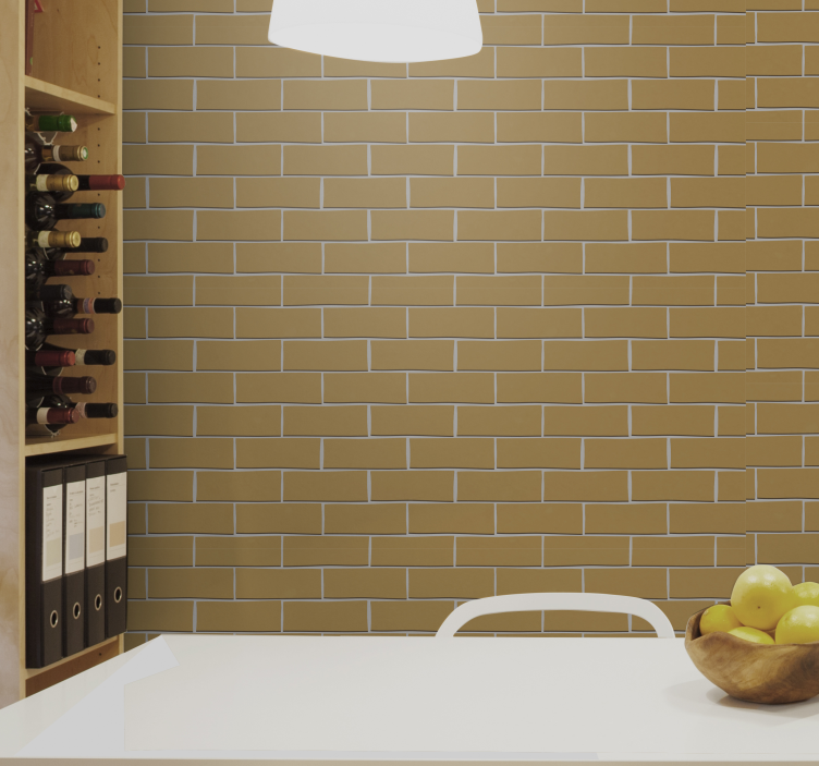 Brick Pattern bricks wallpaper - TenStickers