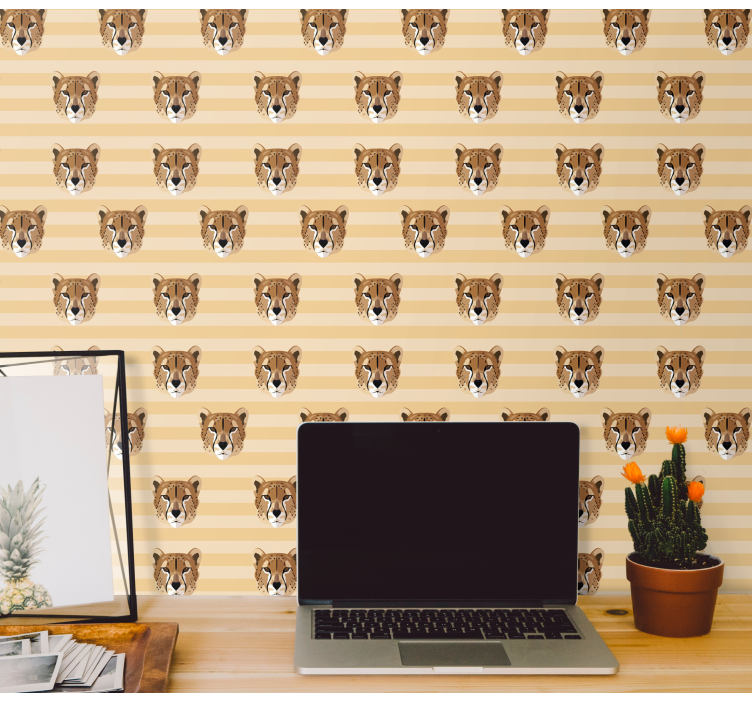 Cheetah Stripe Pattern animals wallpaper - TenStickers