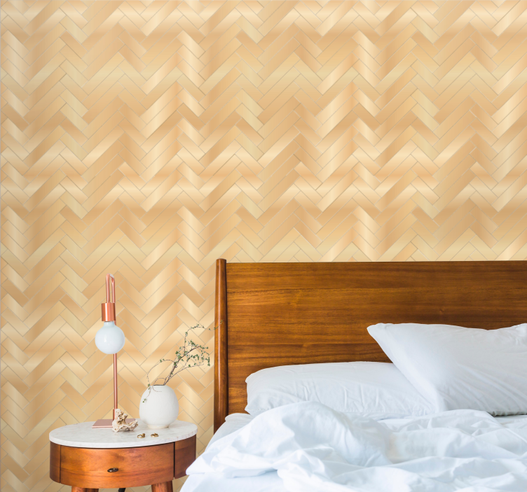 Chevron Texture Pattern marble effect wallpaper - TenStickers