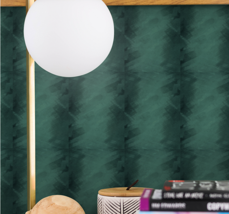 Classic emerald effect textured wallpaper - TenStickers