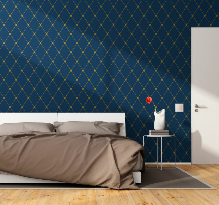 Elegant Geometric Lines wallpaper geometric - TenStickers