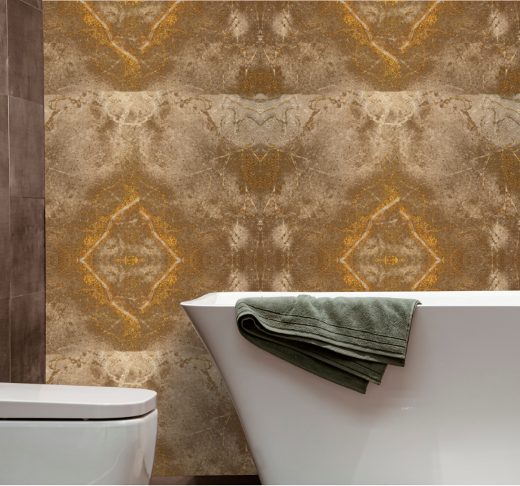 Elegant Stone Texture marble effect wallpaper - TenStickers