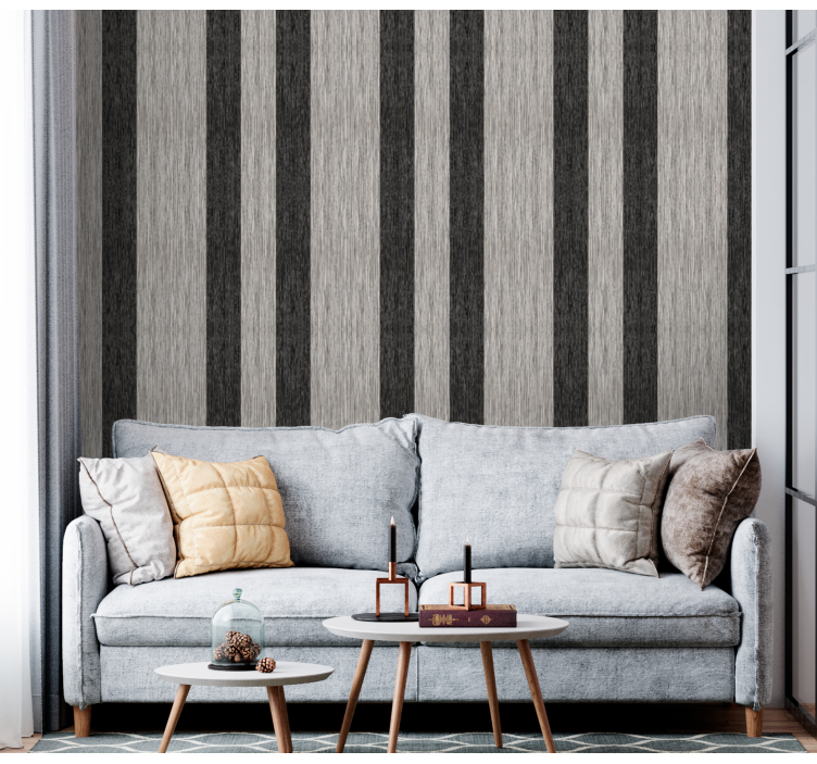 Elegant Striped Design wallpaper striped - TenStickers