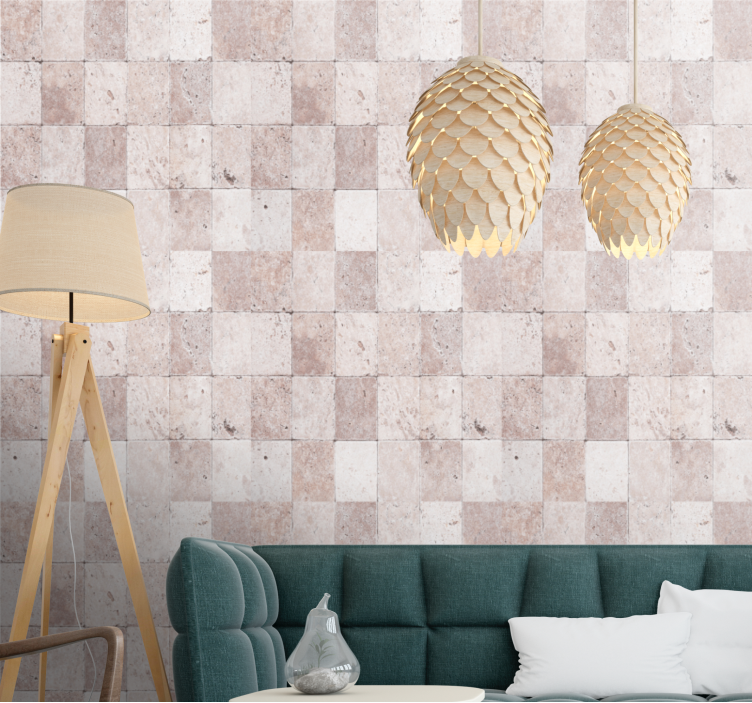 Elegant Textured Surface marble effect wallpaper - TenStickers