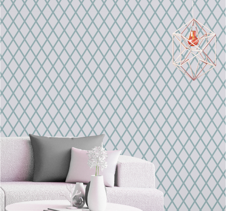 Geometric Gem wallpaper geometric - TenStickers