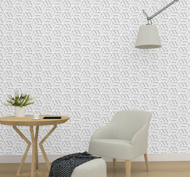 Geometric Lattice wallpaper geometric - TenStickers