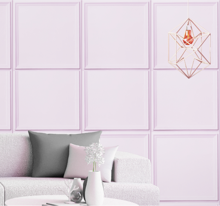Geometric Pendant Light 3 d wall paper - TenStickers